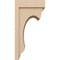 Ekena Millwork 12"W x 12"D x 24"H Wide Emerson Rough Cedar Woodgrain TimberThane Corbel, Primed Tan CORUR12X12X24EMRRCPR - alternate 6